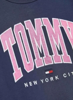 Robe Tommy Hilfiger Varsity Bleu Marine Pour Fille -JoliLook Boutique gallery K028510 6