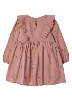 Robe Mayoral Broderie Fleur Rose Pour Fille -JoliLook Boutique gallery K028936 4