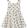 Robe Mayoral Topos Blanc Pour Fille