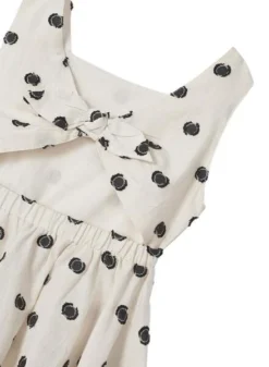 Robe Mayoral Topos Blanc Pour Fille -JoliLook Boutique gallery K030221 3