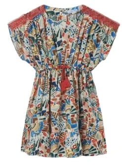 Robe Mayoral Printed Blanc Pour Fille