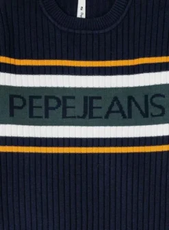 Robe Pepe Jeans Rémi Dulwich Bleu Bleu Marine Fille -JoliLook Boutique gallery K030954 3