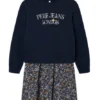 Robe Pepe Jeans Tessa Bleu Marine Pour Fille