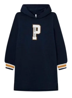 Robe Pepe Jeans Salmay Bleu Marine Pour Fille