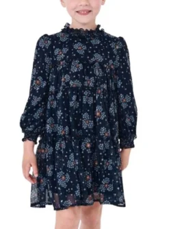 Robe Mayoral Gaz Printed Bleu Marine Fille -JoliLook Boutique gallery K031214 5