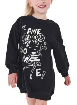 Robe Mayoral En Relief Noire Pour Fille 8 Robe Mayoral En Relief Noire Pour Fille -JoliLook Boutique gallery K031221 4