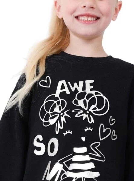 Robe Mayoral En Relief Noire Pour Fille 5 Robe Mayoral En Relief Noire Pour Fille – Image 5