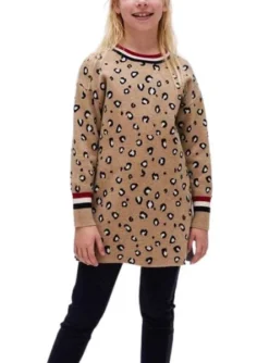 Robe Mayoral Tricot Printed Brun Pour Fille -JoliLook Boutique gallery K031388 4