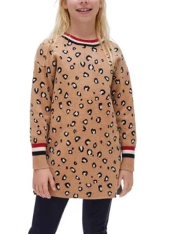 Robe Mayoral Tricot Printed Brun Pour Fille -JoliLook Boutique gallery K031388 5