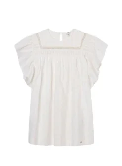 Robe Pepe Jeans Quera Blanc Pour Fille