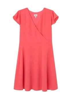 Robe Pepe Jeans Rachna Rouge Pour Fille