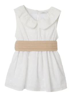 Robe Name It Feline Spencer Blanc Pour Fille