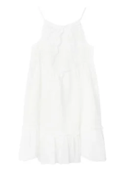 Robe Name It Fimia Blanc Pour Fille -JoliLook Boutique gallery K032332 3