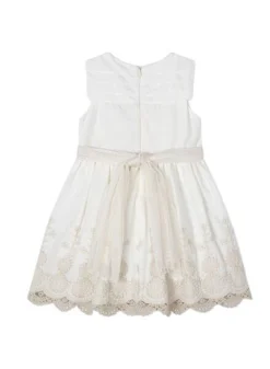 Robe Mayoral Brodée Beige Pour Fille -JoliLook Boutique gallery K032778 3