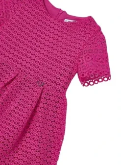 Robe Mayoral En Guipure Rose Pour Fille -JoliLook Boutique gallery K032779 3