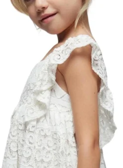 Robe Mayoral Crochet Beige Pour Fille -JoliLook Boutique gallery K032784 5