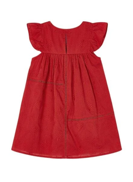 Robe Mayoral Brodée Rouge Pour Fille 2 Robe Mayoral Brodée Rouge Pour Fille – Image 2