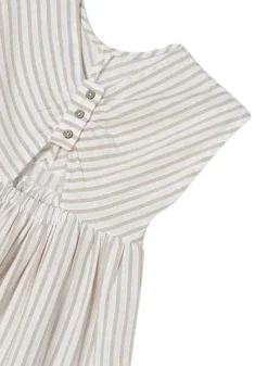 Robe Mayoral à Rayures Beige Pour Fille -JoliLook Boutique gallery K032788 5
