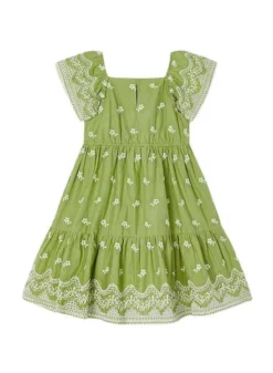 Robe Mayoral Brodée Verte Pour Fille 10 Robe Mayoral Brodée Verte Pour Fille -JoliLook Boutique gallery K032790 5