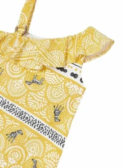 Robe Asymétrique Jaune Mayoral Pour Fille -JoliLook Boutique gallery K032805 6