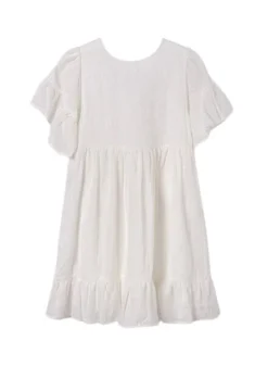 Robe Mayoral Avec Relief Imprimé Beige Pour Fille -JoliLook Boutique gallery K032976 4