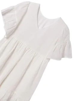 Robe Mayoral Avec Relief Imprimé Beige Pour Fille -JoliLook Boutique gallery K032976 6