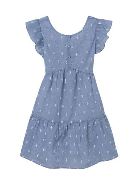 Robe Mayoral Mini Print Bleue Pour Fille