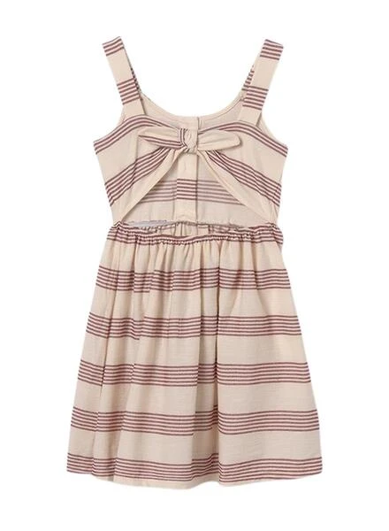 Robe Mayoral à Rayures En Tricot Terracotta Pour Fille 5 Robe Mayoral à Rayures En Tricot Terracotta Pour Fille – Image 5