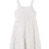 Robe Mayoral En Point Blanc Pour Fille
