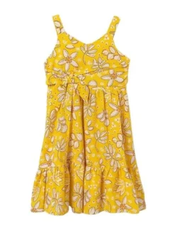 Robe Mayoral Imprimée Noeud Jaune Pour Fille -JoliLook Boutique gallery K032989 4