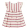 Robe Mayoral à Rayures En Lin Pour Bébé