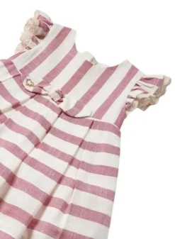 Robe Mayoral à Rayures En Lin Pour Bébé -JoliLook Boutique gallery K033171 3