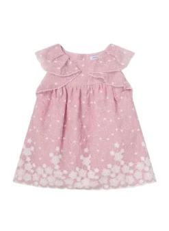 Robe Mayoral Brodée En Mousseline Pour Bébé