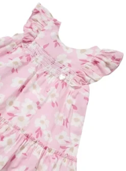 Robe Mayoral Fleurs Rose Pour Bébé -JoliLook Boutique gallery K033176 3