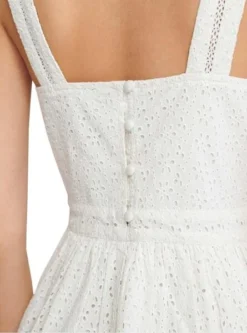 Robe Superdry Blaire Blanc Pour Femme -JoliLook Boutique gallery M093552 4