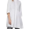Robe Only Ditte Life 3/4 Blanc Pour Femme