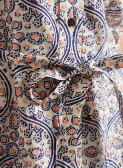 Robe Superdry Printed Blanc Pour Femme -JoliLook Boutique gallery M120265 3