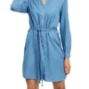 Robe Vila Bista Denim Bleu Pour Femme