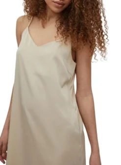 Robe Vila Viamazed Strap Beige Pour Femme -JoliLook Boutique gallery M143734 3