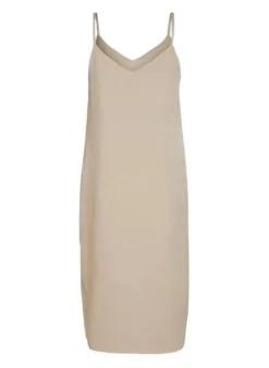 Robe Vila Viamazed Strap Beige Pour Femme -JoliLook Boutique gallery M143734 6