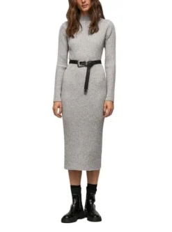 Robe Pepe Jeans Belinda Pour Femme Gris