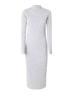 Robe Pepe Jeans Belinda Pour Femme Gris -JoliLook Boutique gallery M151461 4