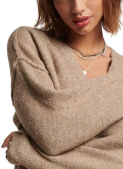 Robe Superdry Souple Pour Femme Camel -JoliLook Boutique gallery M153706 3