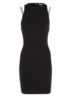 Robe Tommy Jeans Logo Taping Noire Pour Femme -JoliLook Boutique gallery M154603 5