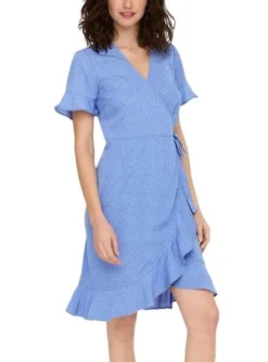 Robe Only Olivia Bleu Pour Femme