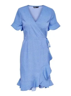 Robe Only Olivia Bleu Pour Femme -JoliLook Boutique gallery M155375 5