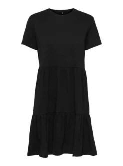 Robe Only May Peplum Noire Pour Femme -JoliLook Boutique gallery M155518 1