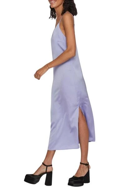 Robe Vila Ellette Lila Pour Femme 3 Robe Vila Ellette Lila Pour Femme – Image 3