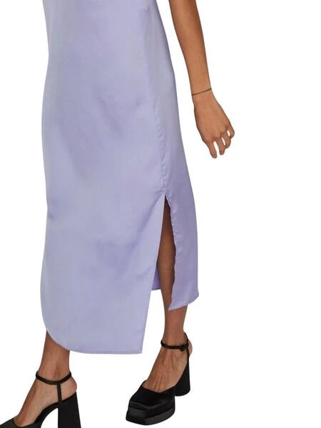 Robe Vila Ellette Lila Pour Femme 5 Robe Vila Ellette Lila Pour Femme – Image 5
