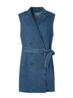 Robe Pepe Jeans Carmen Bleu Pour Femme -JoliLook Boutique gallery M156214 5